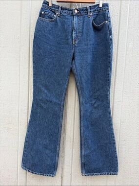 Ganni Betzy Classic High-Rise Blue Women's Jeans Size: 31W/32L